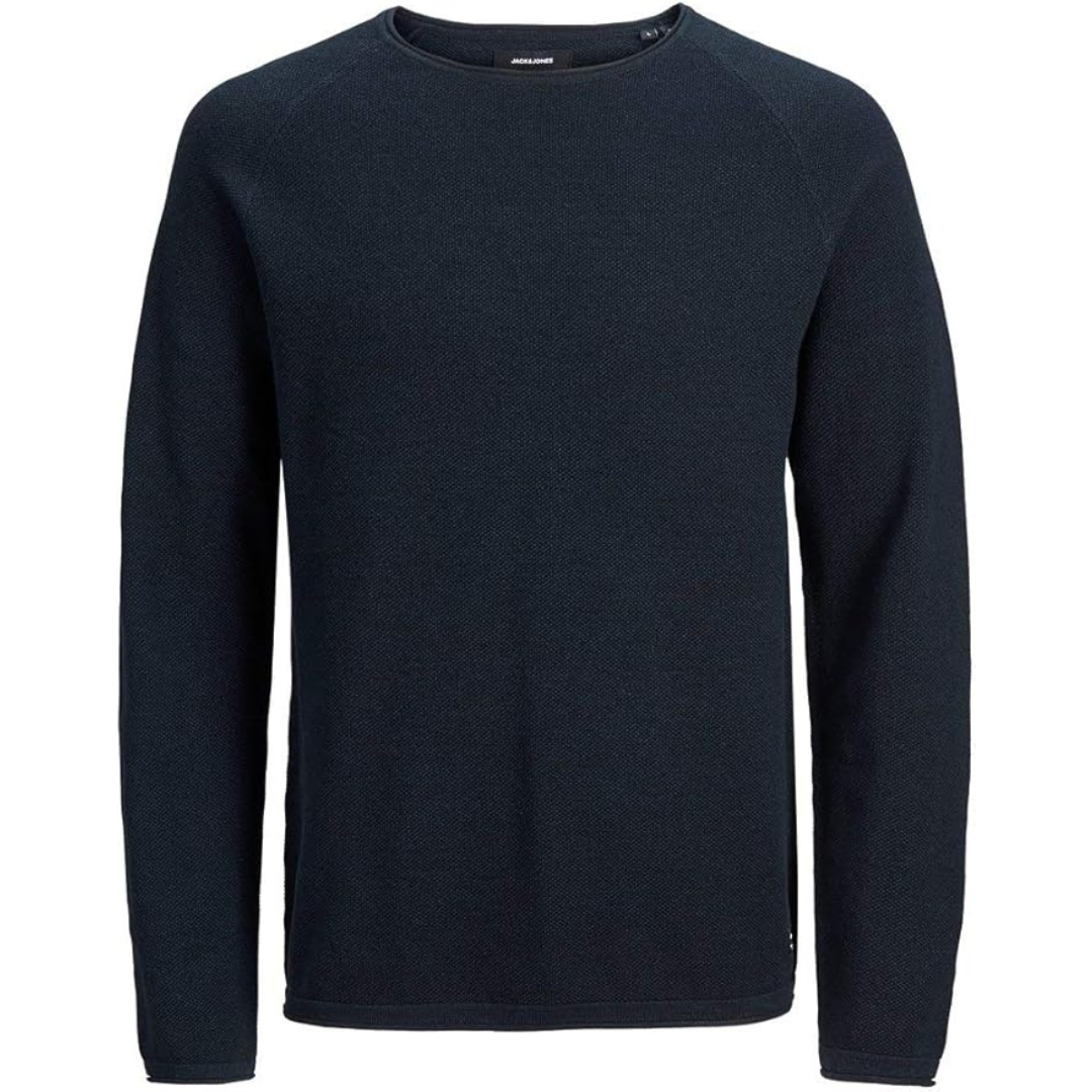 J&J Teget Muški Džemper JJEHILL KNIT CREW NECK